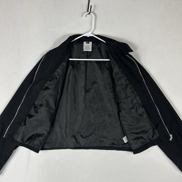 Kodak Ultra 36 Vintage Jacket Womens Large Utility Lightweight Coat Black Zip Up - Picture 6 of 14